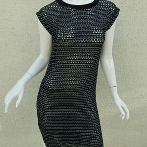 ALL SAINTS SPITALFIELDS Dress Size 2 Black Fishnet Goth‎ Greunge Sexy